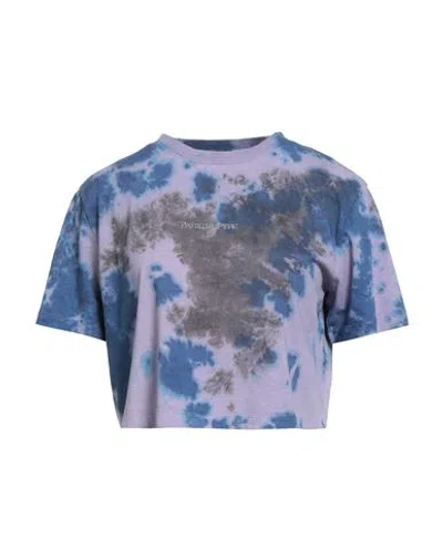 Patrizia Pepe Woman T-shirt Blue Size 0 Cotton In Multi