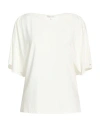 Patrizia Pepe Woman T-shirt Ivory Size 2 Viscose, Elastane In White