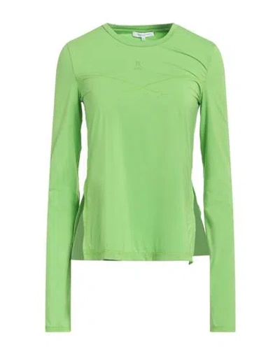 Patrizia Pepe Woman T-shirt Light Green Size 0 Polyamide, Elastane