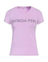 Patrizia Pepe Woman T-shirt Mauve Size 0 Viscose, Elastane In Purple