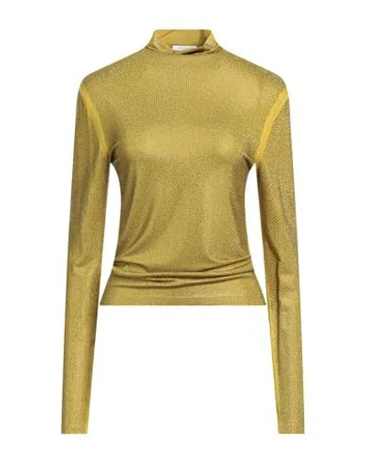 Patrizia Pepe Woman T-shirt Military Green Size 0 Viscose, Elastane, Glass