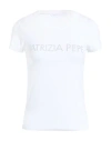 Patrizia Pepe Woman T-shirt White Size 0 Viscose, Elastane In White