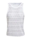 Patrizia Pepe Woman Tank Top White Size 0 Viscose, Elastane In White