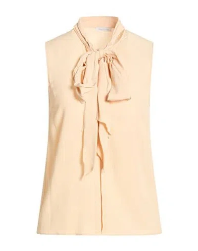 Patrizia Pepe Woman Top Beige Size 4 Viscose In Neutral