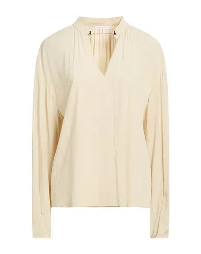 Patrizia Pepe Woman Top Beige Size 8 Viscose In Neutral