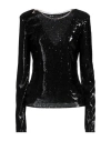 Patrizia Pepe Woman Blouse Black Size 0 Polyester In Black