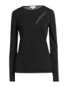 Patrizia Pepe Woman Blouse Black Size 2 Polyester In Black