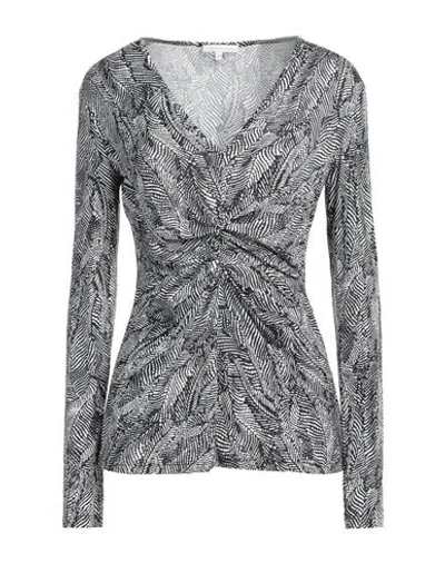 Patrizia Pepe Woman Top Black Size 2 Polyester, Elastane