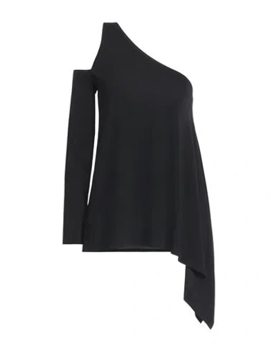 Patrizia Pepe Woman Top Black Size 2 Viscose, Elastane