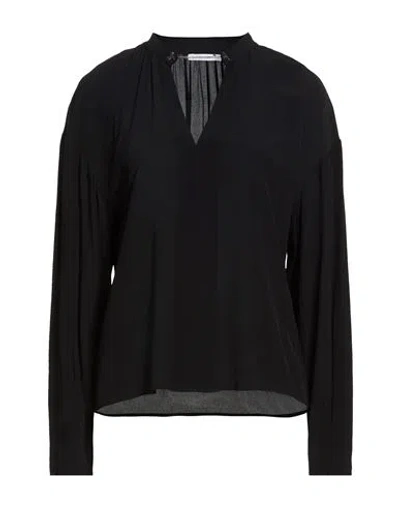 Patrizia Pepe Woman Top Black Size 6 Viscose
