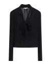Patrizia Pepe Woman Top Black Size 8 Viscose In Black