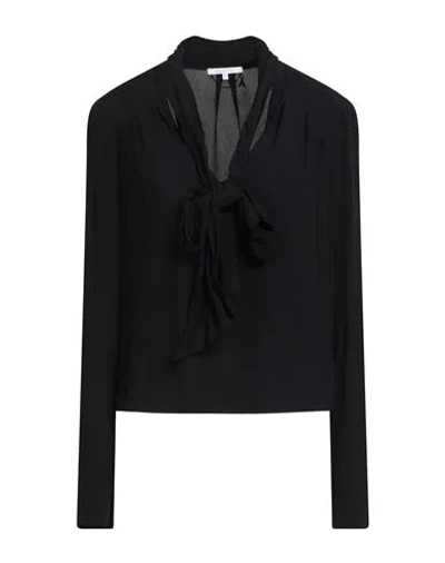 Patrizia Pepe Woman Top Black Size 8 Viscose