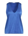 Patrizia Pepe Woman Top Bright Blue Size 8 Viscose, Polyamide, Elastane