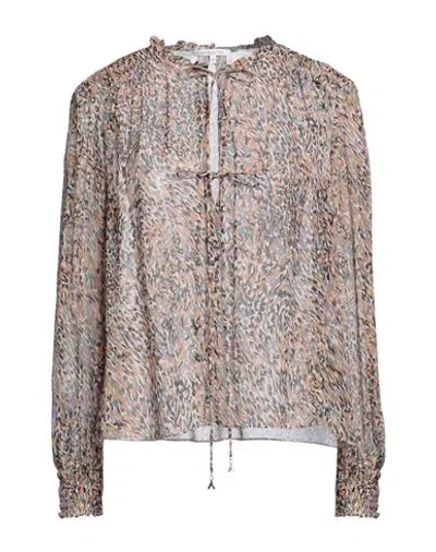 Patrizia Pepe Woman Blouse Camel Size 4 Viscose In Beige