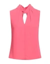 Patrizia Pepe Woman Top Coral Size 2 Viscose In Red