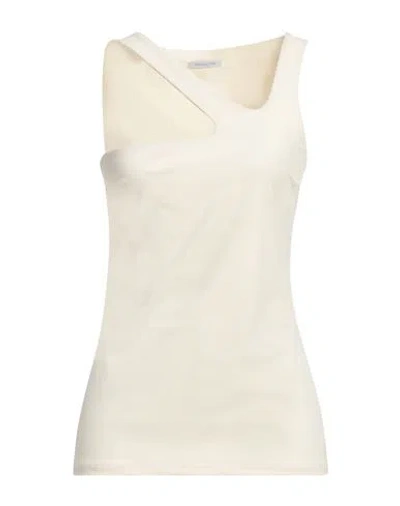 Patrizia Pepe Woman Top Cream Size 3 Polyamide, Elastane In White