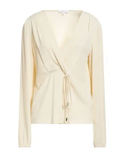 Patrizia Pepe Woman Top Cream Size 6 Viscose In White