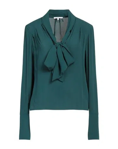 Patrizia Pepe Woman Top Deep Jade Size 6 Viscose In Green