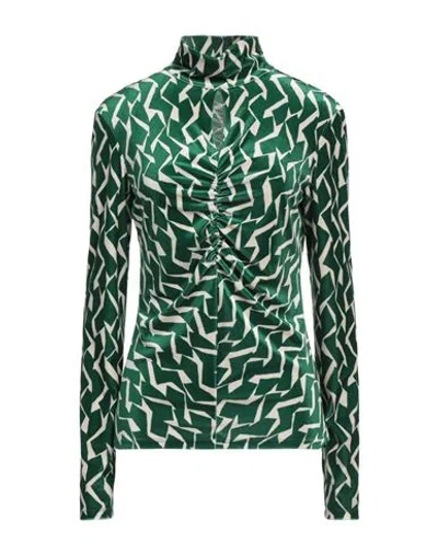 Patrizia Pepe Woman Top Green Size 3 Polyester, Elastane