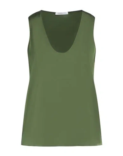 Patrizia Pepe Woman Top Green Size 4 Polyester