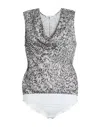 Patrizia Pepe Tops In Grey