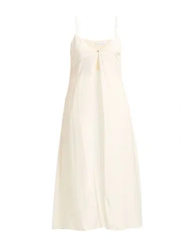 Patrizia Pepe Woman Top Ivory Size 4 Viscose In White