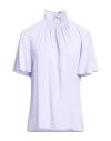 Patrizia Pepe Woman Top Lilac Size 10 Viscose In Purple