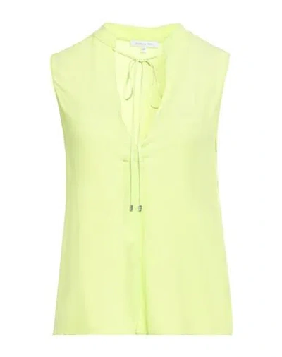 Patrizia Pepe Woman Top Acid Green Size 2 Viscose