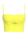 Patrizia Pepe Woman Top Lime Green Size 8 Polyester, Elastane