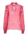 Patrizia Pepe Woman Blouse Magenta Size 2 Polyester In Magenta