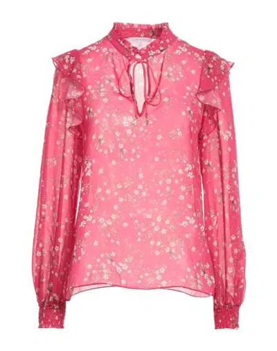 Patrizia Pepe Woman Blouse Magenta Size 2 Polyester