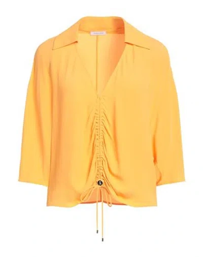 Patrizia Pepe Woman Top Mandarin Size 6 Viscose