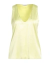 Patrizia Pepe Woman Top Pastel Yellow Size 6 Viscose, Polyamide, Elastane In Yellow