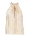 Patrizia Pepe Woman Top Pastel Yellow Size 8 Viscose In Multi