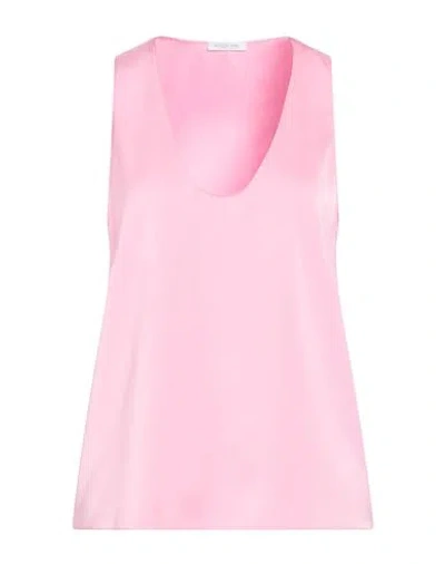 Patrizia Pepe Woman Top Pink Size 8 Polyester