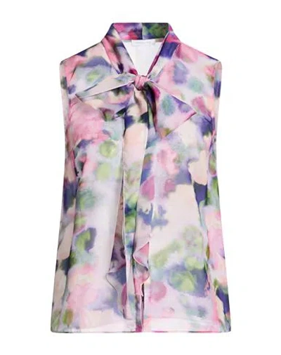 Patrizia Pepe Woman Top Purple Size 8 Polyester In Pink