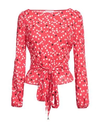 Patrizia Pepe Woman Top Red Size 4 Polyester
