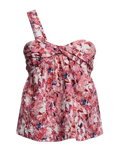 Patrizia Pepe Woman Top Red Size 8 Polyester, Elastane