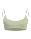 Patrizia Pepe Woman Top Sage Green Size 2 Polyester, Elastane In Sage Green