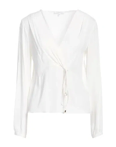 Patrizia Pepe Woman Top White Size 10 Viscose