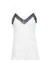 Patrizia Pepe Woman Top White Size 12 Viscose, Cotton, Polyamide