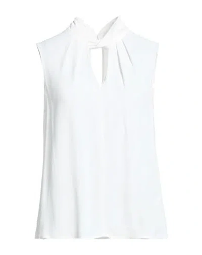 Patrizia Pepe Woman Top White Size 8 Viscose