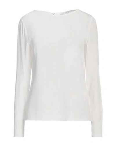 Patrizia Pepe Woman Top White Size 4 Viscose