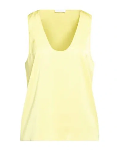 Patrizia Pepe Woman Top Yellow Size 10 Polyester