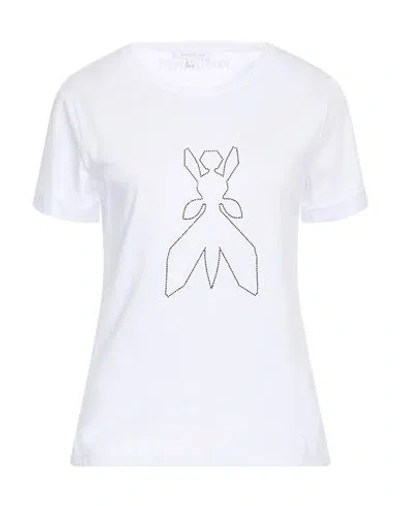 Patrizia Pepe Woman T-shirt White Size 2 Cotton