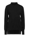Patrizia Pepe Woman Turtleneck Black Size 1 Wool