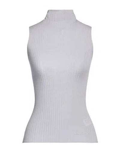 Patrizia Pepe Woman Turtleneck Light Grey Size 1 Wool