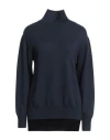 Patrizia Pepe Woman Turtleneck Midnight Blue Size 2 Wool