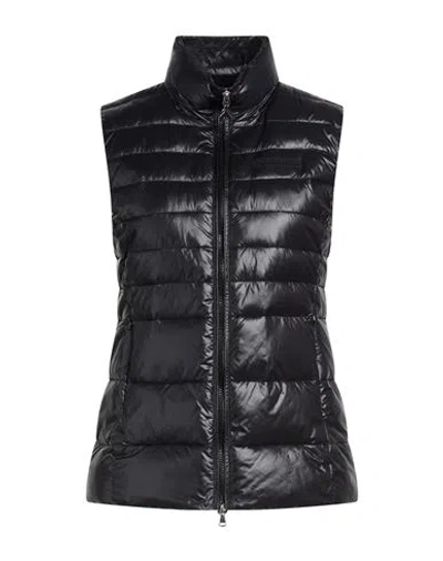 Patrizia Pepe Woman Vest Black Size 8 Polyamide