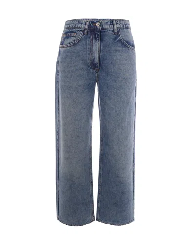 Patrizia Pepe Kids'  Women's Classic Jeans - New Warm Blue Wash